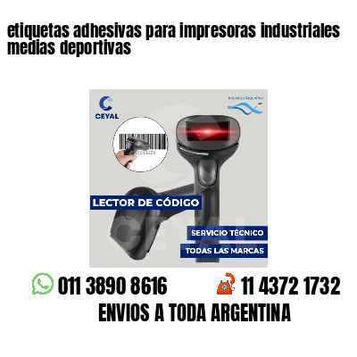 etiquetas adhesivas para impresoras industriales medias deportivas