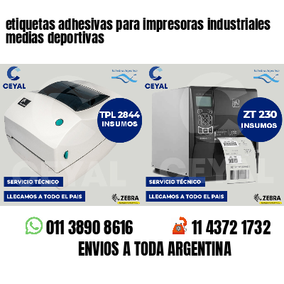 etiquetas adhesivas para impresoras industriales medias deportivas