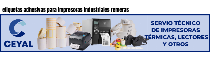 etiquetas adhesivas para impresoras industriales remeras