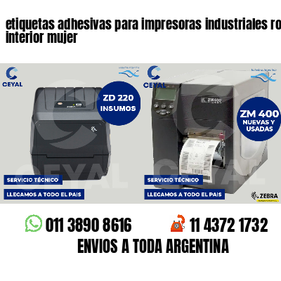 etiquetas adhesivas para impresoras industriales ropa interior mujer