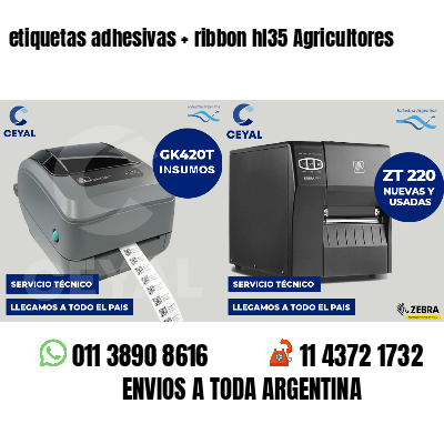 etiquetas adhesivas   ribbon hl35 Agricultores