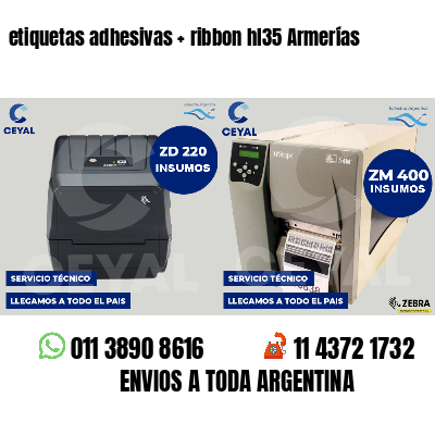 etiquetas adhesivas   ribbon hl35 Armerías