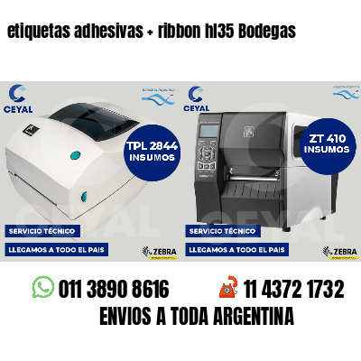 etiquetas adhesivas   ribbon hl35 Bodegas