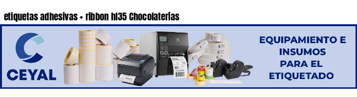 etiquetas adhesivas   ribbon hl35 Chocolaterías