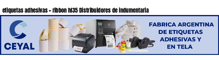 etiquetas adhesivas   ribbon hl35 Distribuidores de indumentaria