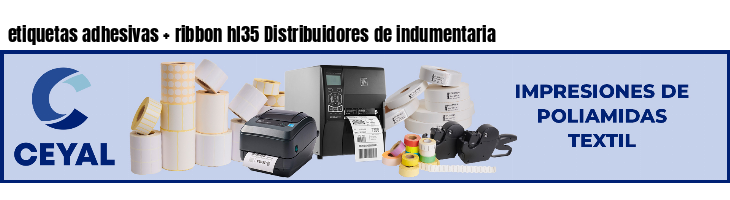 etiquetas adhesivas   ribbon hl35 Distribuidores de indumentaria