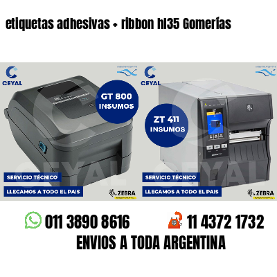 etiquetas adhesivas   ribbon hl35 Gomerías
