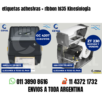 etiquetas adhesivas   ribbon hl35 Kinesiología