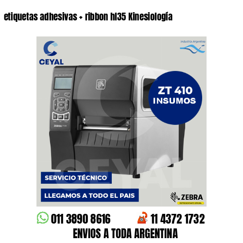 etiquetas adhesivas   ribbon hl35 Kinesiología