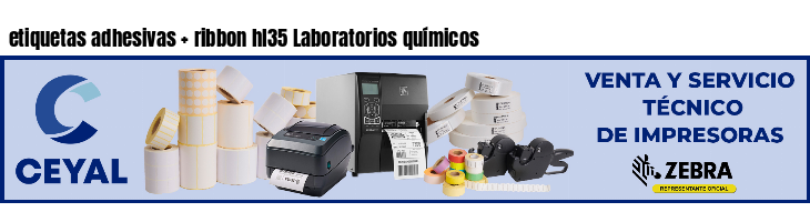 etiquetas adhesivas   ribbon hl35 Laboratorios químicos