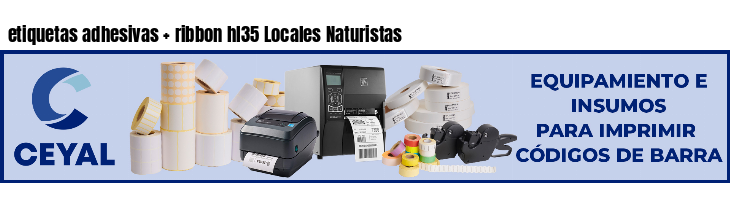 etiquetas adhesivas   ribbon hl35 Locales Naturistas