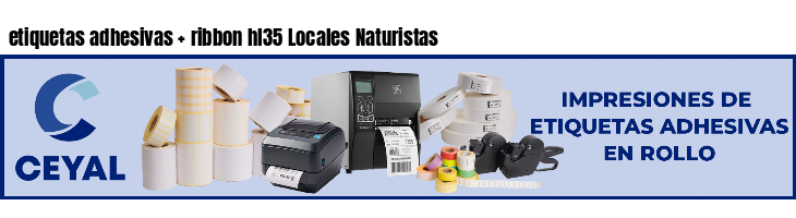 etiquetas adhesivas   ribbon hl35 Locales Naturistas