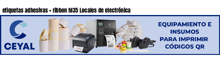 etiquetas adhesivas ribbon hl35 Locales de electrónica