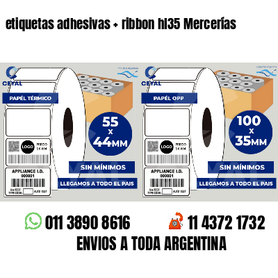 etiquetas adhesivas   ribbon hl35 Mercerías