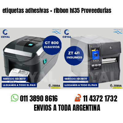 etiquetas adhesivas   ribbon hl35 Proveedurías