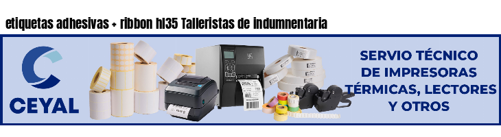 etiquetas adhesivas   ribbon hl35 Talleristas de indumnentaria