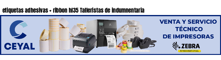 etiquetas adhesivas   ribbon hl35 Talleristas de indumnentaria