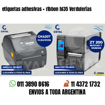 etiquetas adhesivas   ribbon hl35 Verdulerías