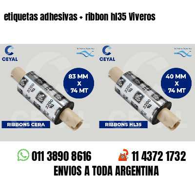 etiquetas adhesivas   ribbon hl35 Viveros