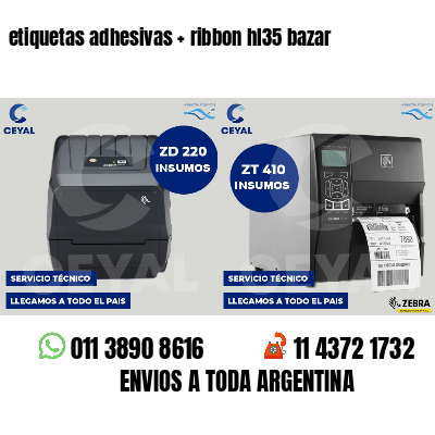 etiquetas adhesivas   ribbon hl35 bazar
