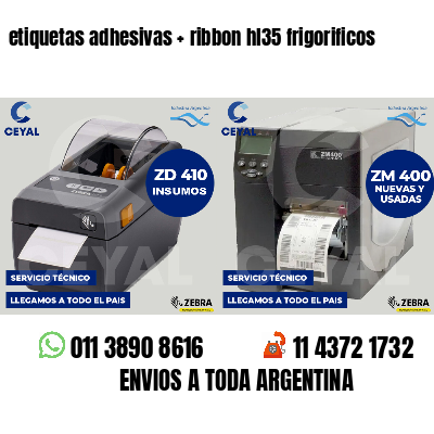 etiquetas adhesivas   ribbon hl35 frigorificos