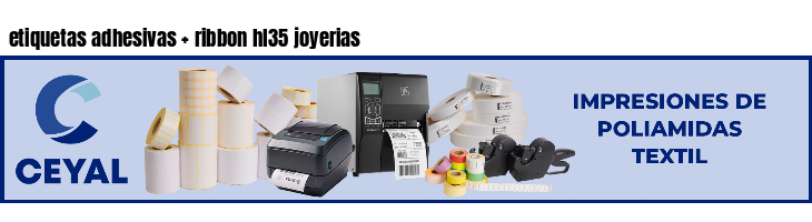 etiquetas adhesivas   ribbon hl35 joyerias