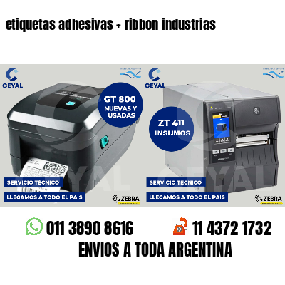 etiquetas adhesivas   ribbon industrias