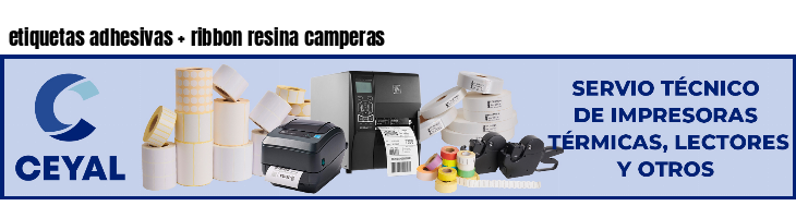 etiquetas adhesivas ribbon resina camperas