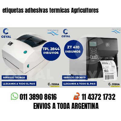 etiquetas adhesivas termicas Agricultores