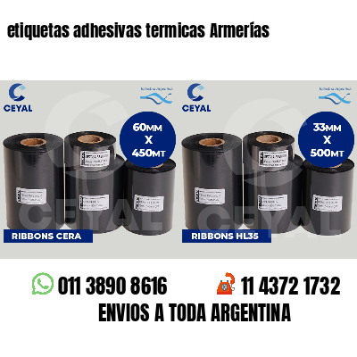 etiquetas adhesivas termicas Armerías