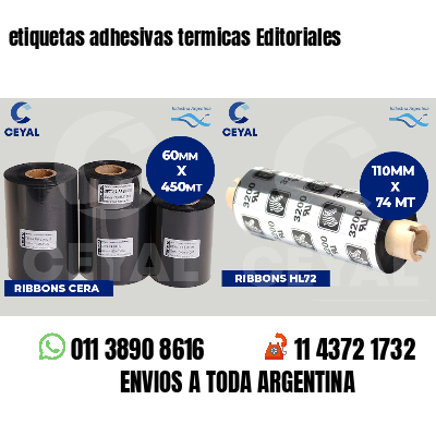 etiquetas adhesivas termicas Editoriales