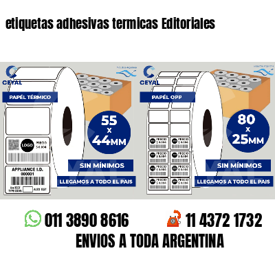 etiquetas adhesivas termicas Editoriales