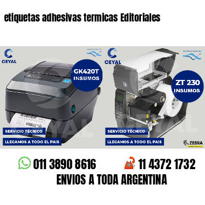 etiquetas adhesivas termicas Editoriales