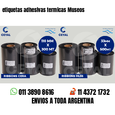 etiquetas adhesivas termicas Museos