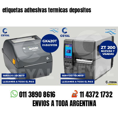 etiquetas adhesivas termicas depositos