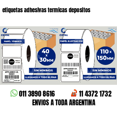 etiquetas adhesivas termicas depositos