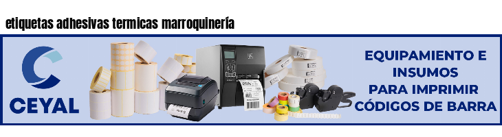 etiquetas adhesivas termicas marroquinería