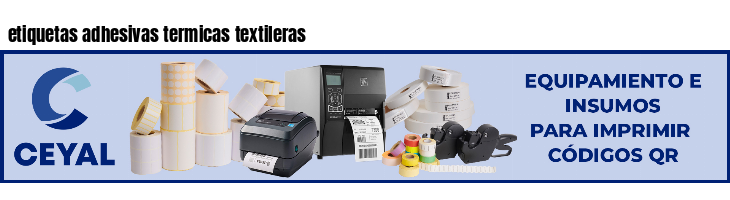 etiquetas adhesivas termicas textileras