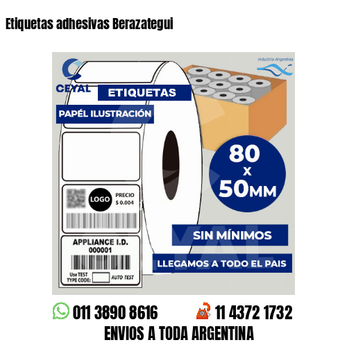 Etiquetas adhesivas Berazategui