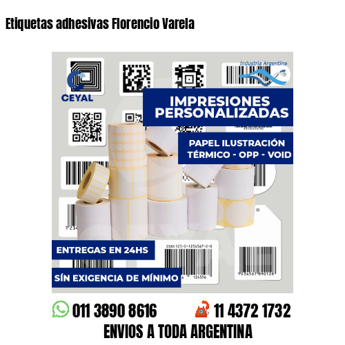 Etiquetas adhesivas Florencio Varela