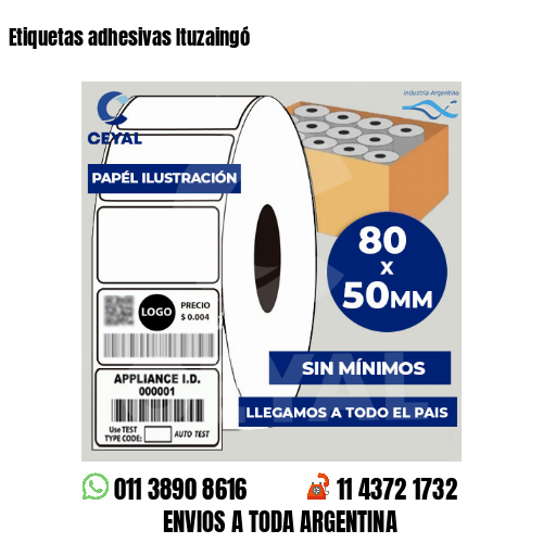 Etiquetas adhesivas Ituzaingó