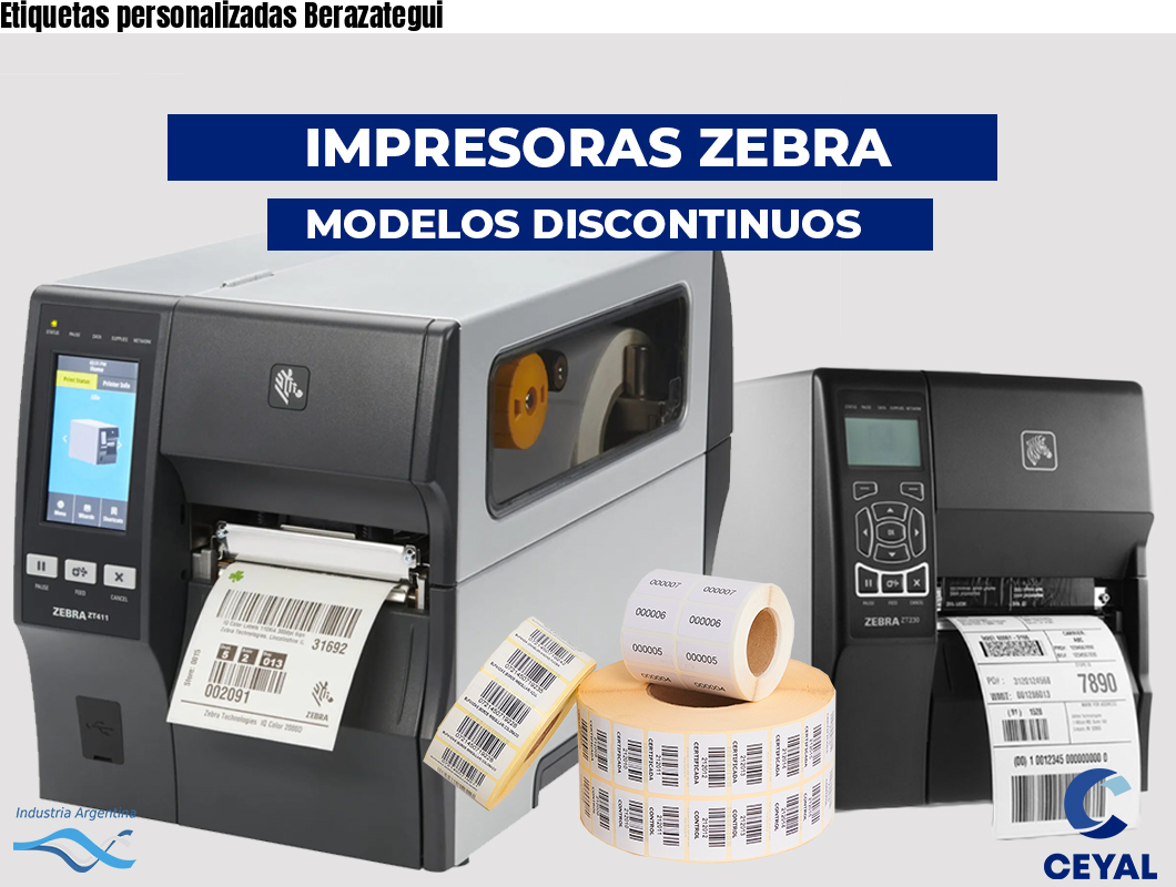 Etiquetas personalizadas Berazategui
