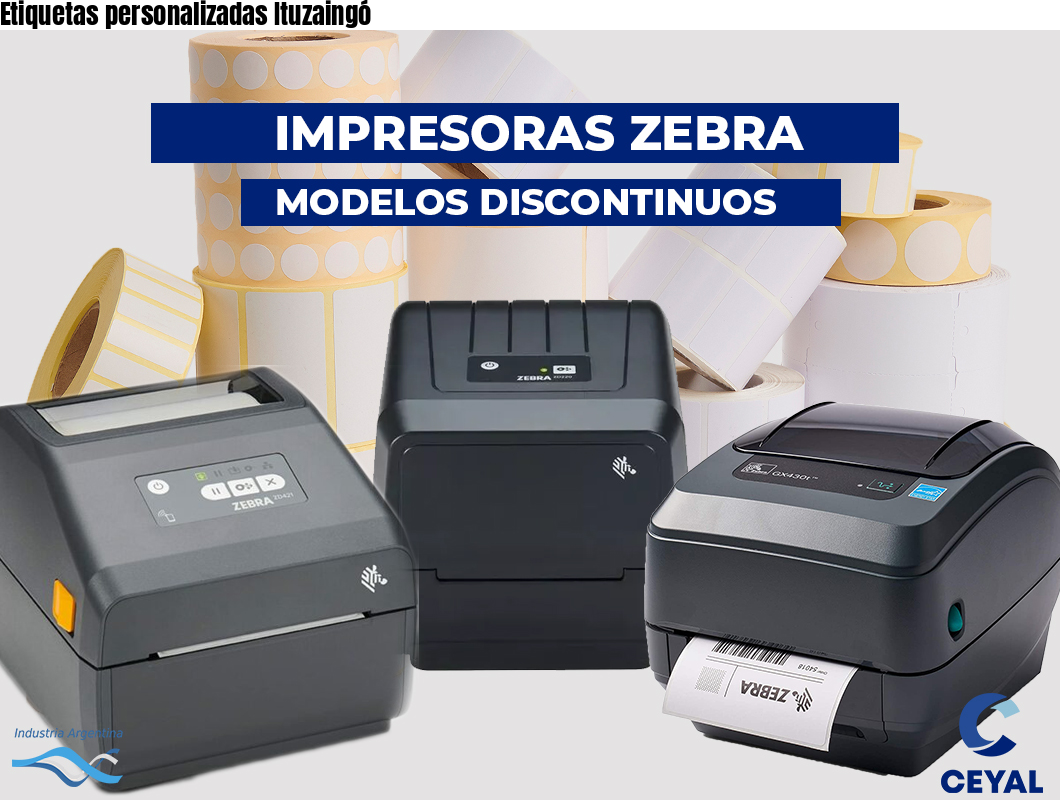 Etiquetas personalizadas Ituzaingó