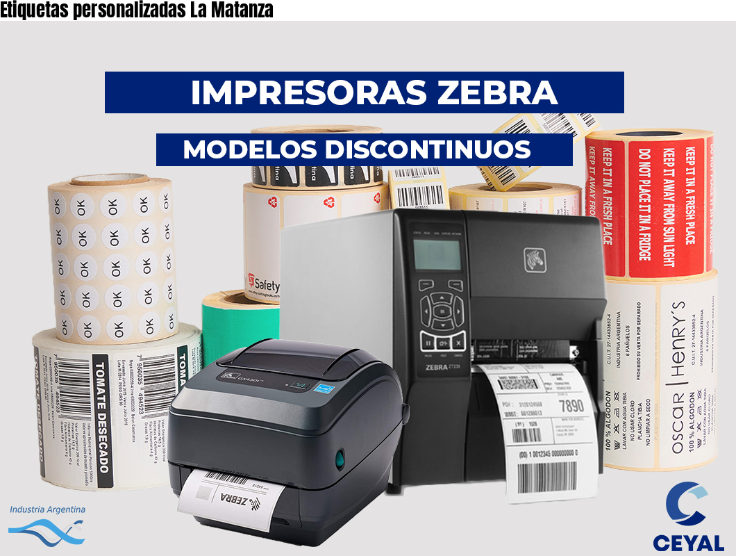 Etiquetas personalizadas La Matanza