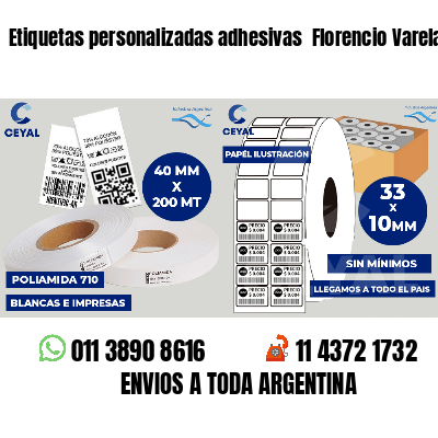 Etiquetas personalizadas adhesivas  Florencio Varela