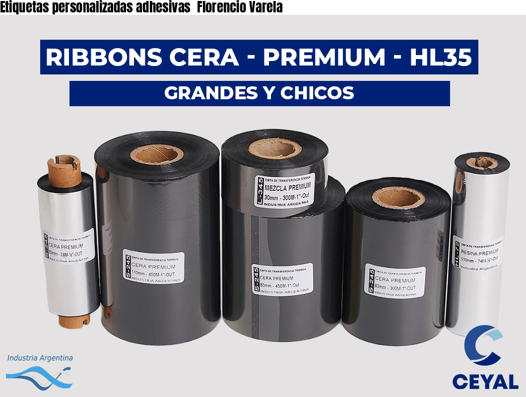 Etiquetas personalizadas adhesivas  Florencio Varela