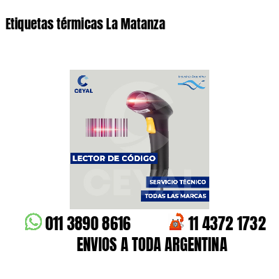Etiquetas térmicas La Matanza