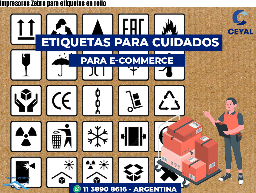Impresoras Zebra para etiquetas en rollo