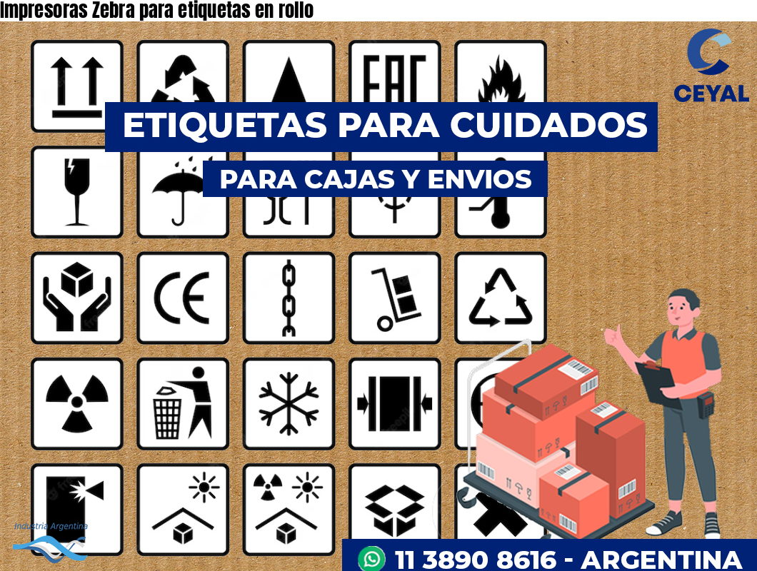 Impresoras Zebra para etiquetas en rollo