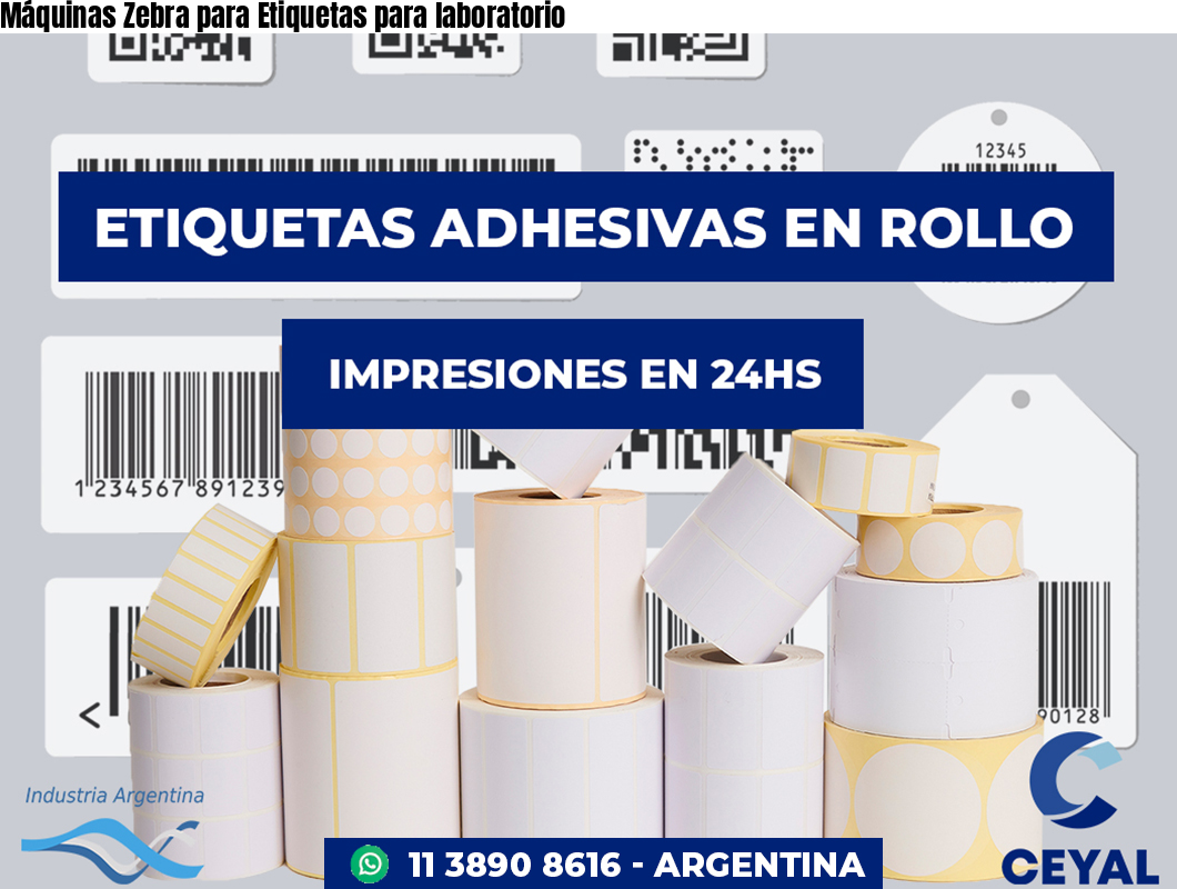 Máquinas Zebra para Etiquetas para laboratorio